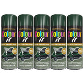 5X Paint Factory Nato Green Matt Spray Paint 250ml Spray Paint